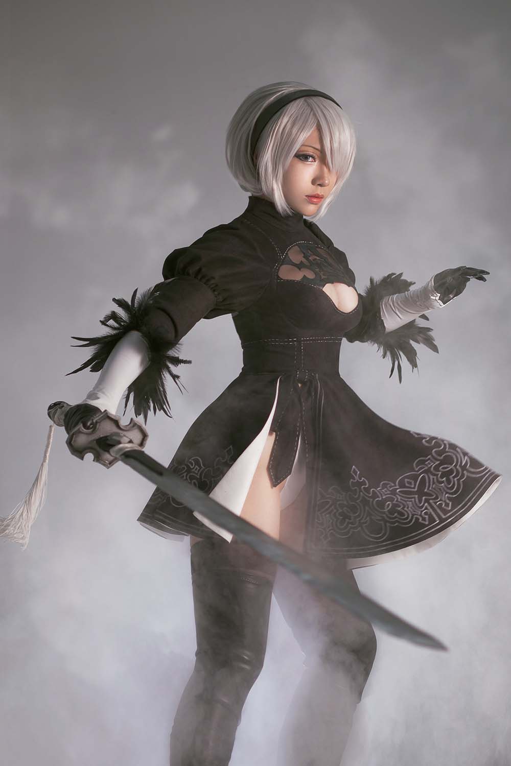 千寻 – 2B Cosplay-第1张