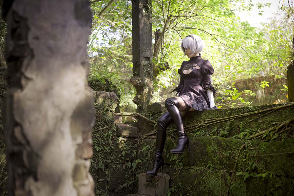 千寻 – 2B Cosplay-第2张