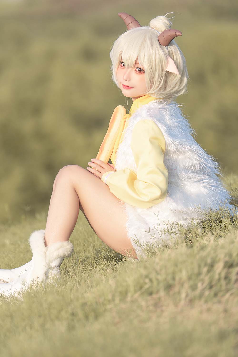 蠢沫沫 – 懒羊羊 Cosplay-第1张