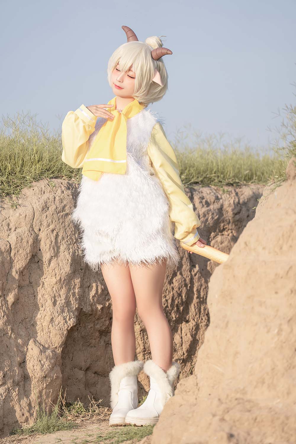 蠢沫沫 – 懒羊羊 Cosplay-第2张