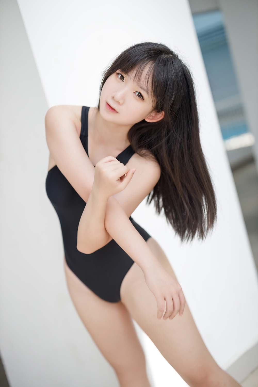 樱落酱w – 泳池竞泳 Cosplay-第1张