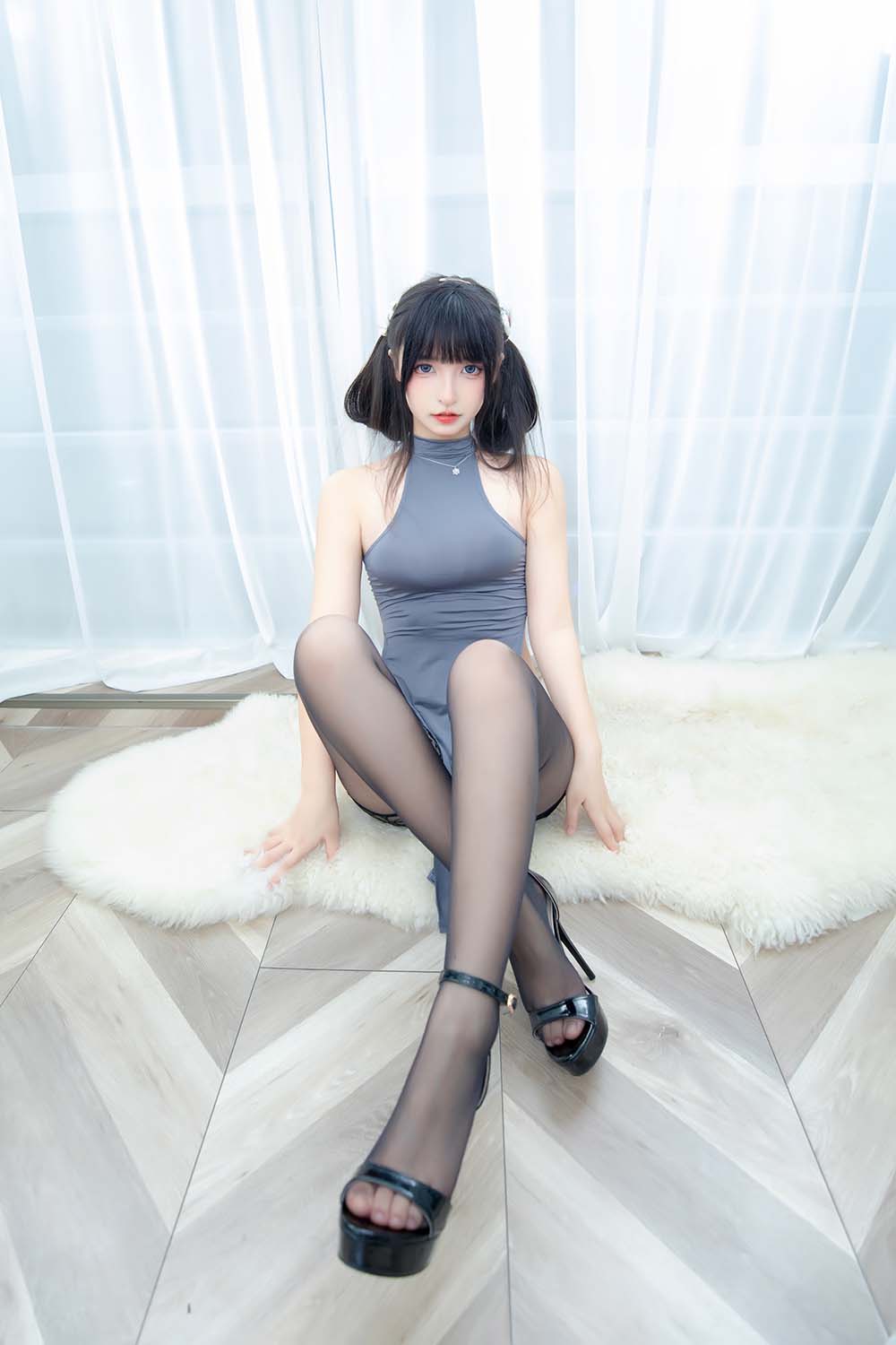 神楽板真冬 – 华灯初上 Cosplay-第1张