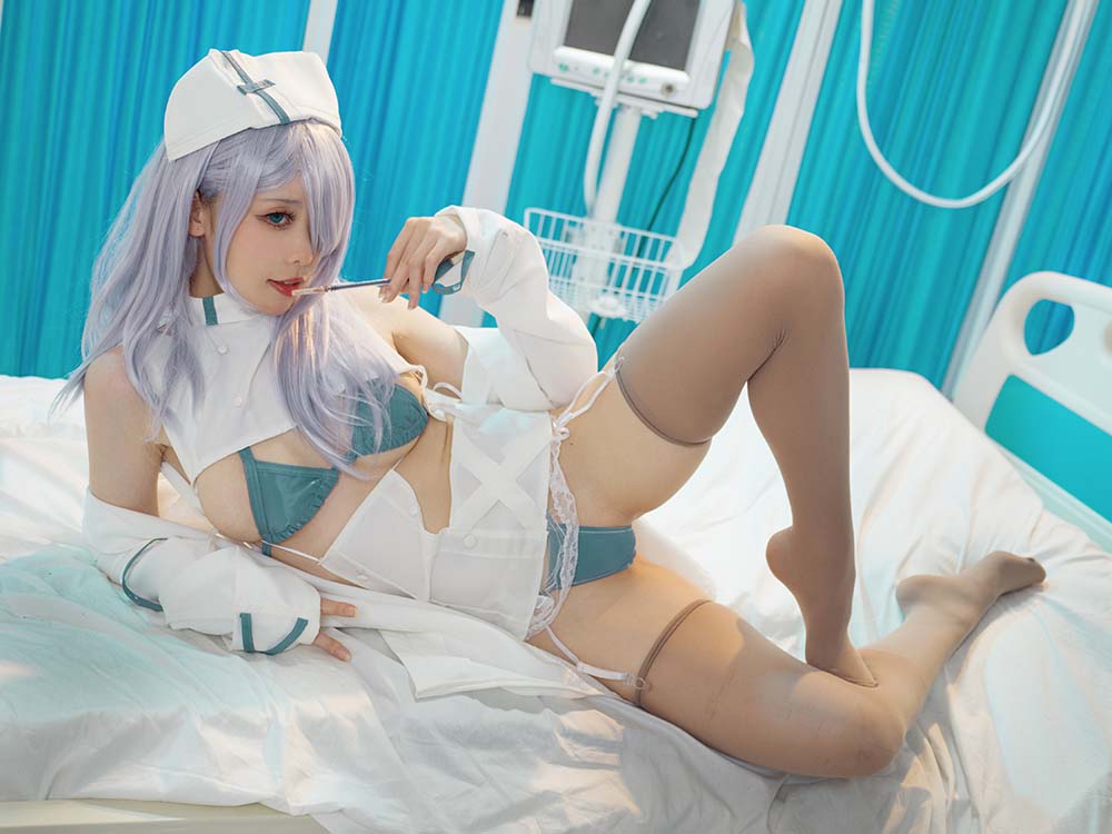 樱岛嗷一 – 魔太郎蓝白医生 Cosplay-第2张