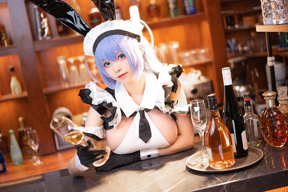 大大卷卷小卷 – 碧蓝航线 花园酒保 Cosplay-第2张