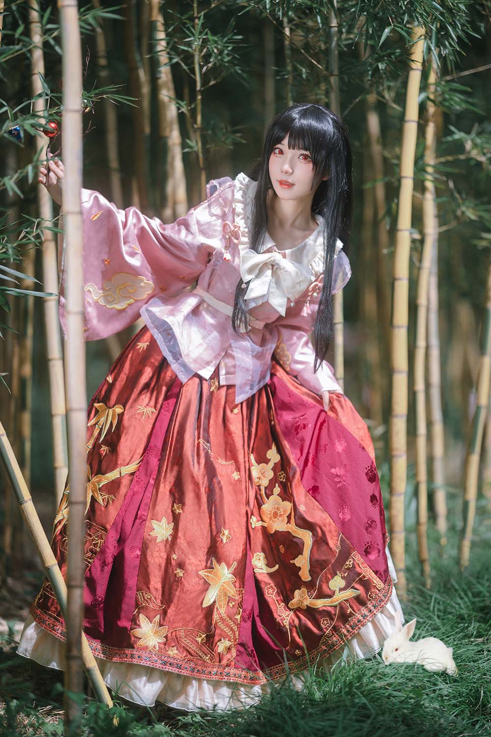 花柒Hana – 蓬莱山辉夜 Cosplay-第1张