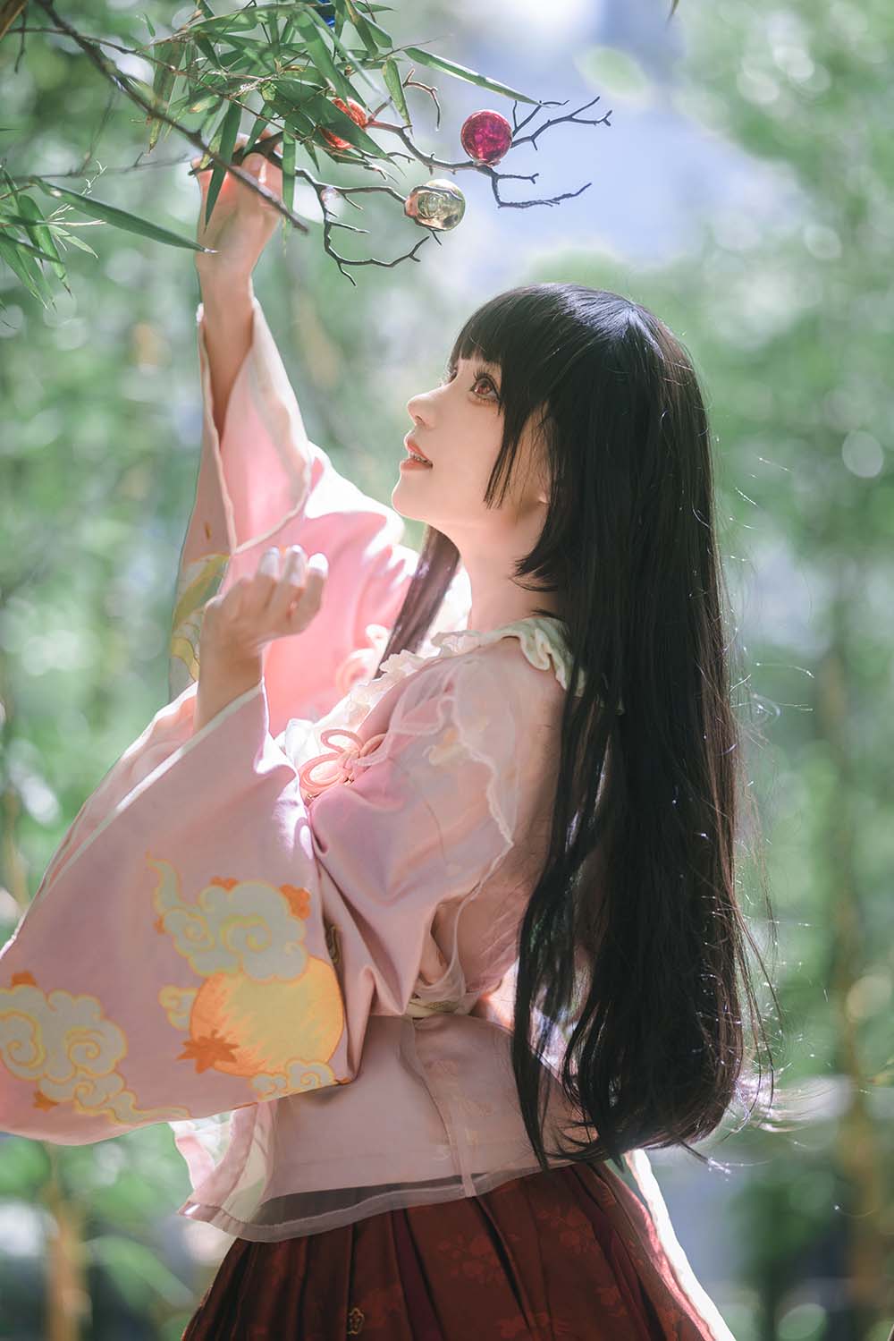 花柒Hana – 蓬莱山辉夜 Cosplay-第2张