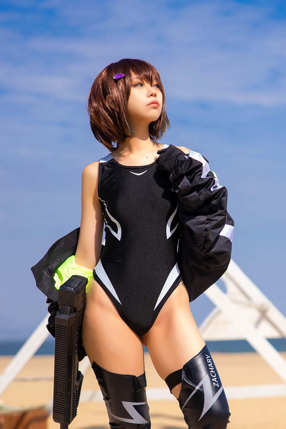G44不会受伤 – 水泳部的部長 Cosplay-第1张