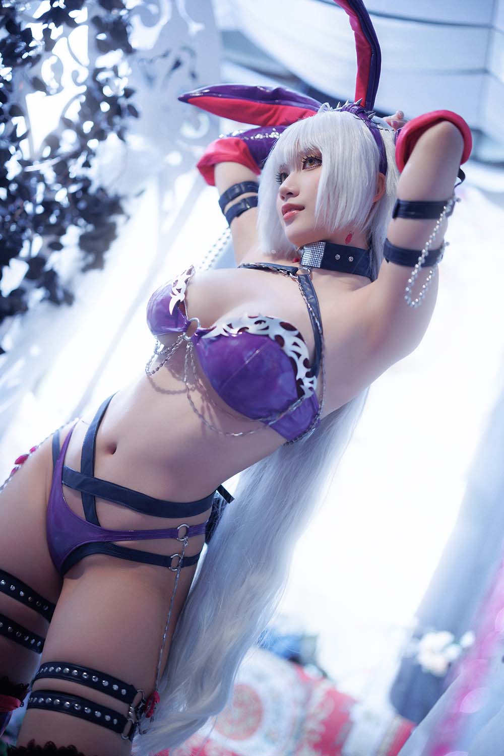 Cien恩恩 – 黑贞兔女郎泳装 Cosplay-第2张