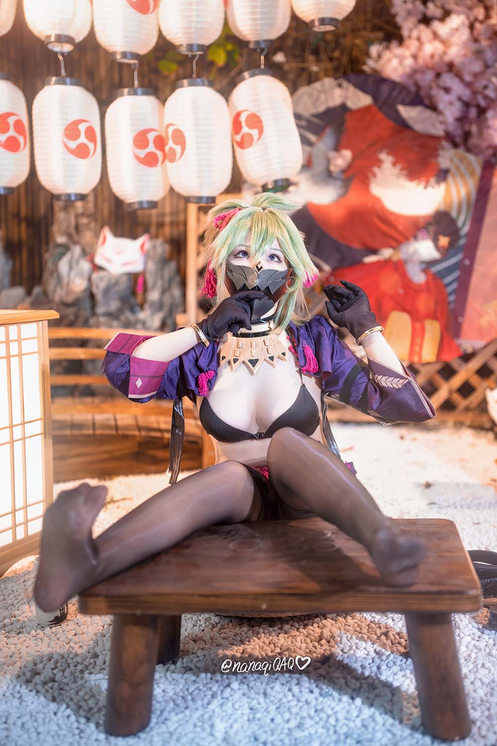 七七娜娜子 – 久岐忍同人 Cosplay-第1张