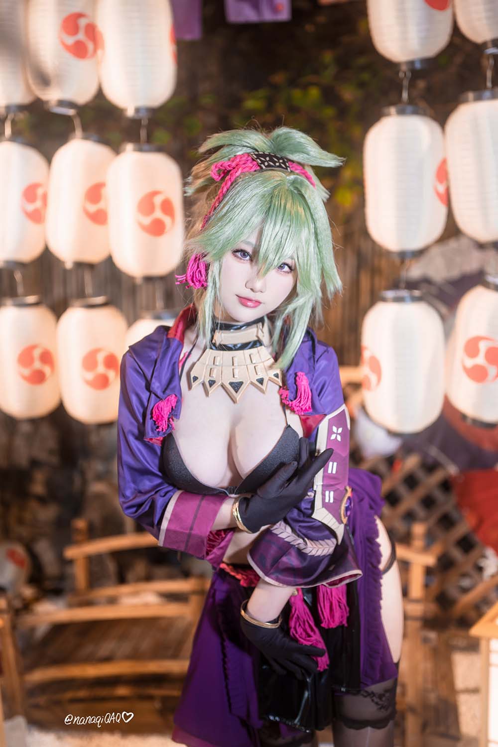 七七娜娜子 – 久岐忍同人 Cosplay-第2张