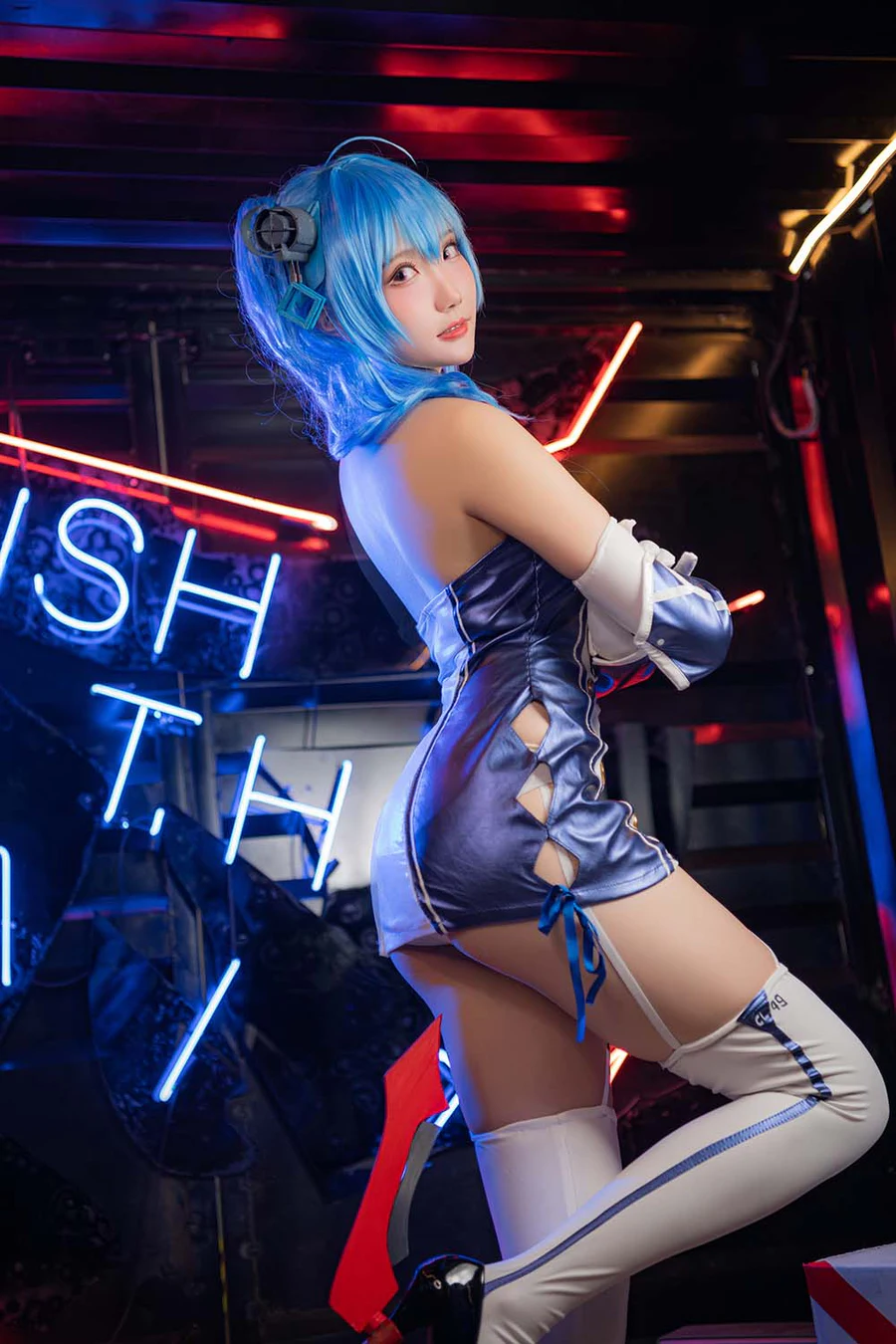 瓜希酱 – 碧蓝航线 圣路易斯原皮 Cosplay-第1张