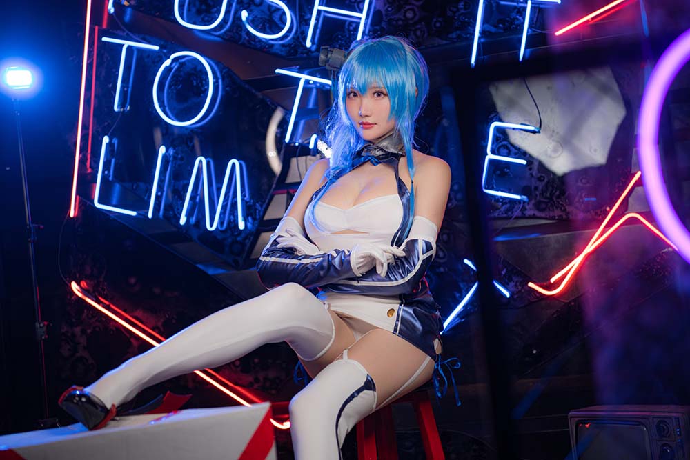 瓜希酱 – 碧蓝航线 圣路易斯原皮 Cosplay-第2张