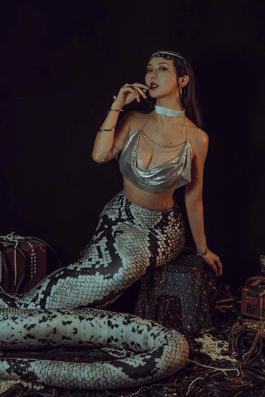 Peach milky – Snake Princess Cosplay-第1张