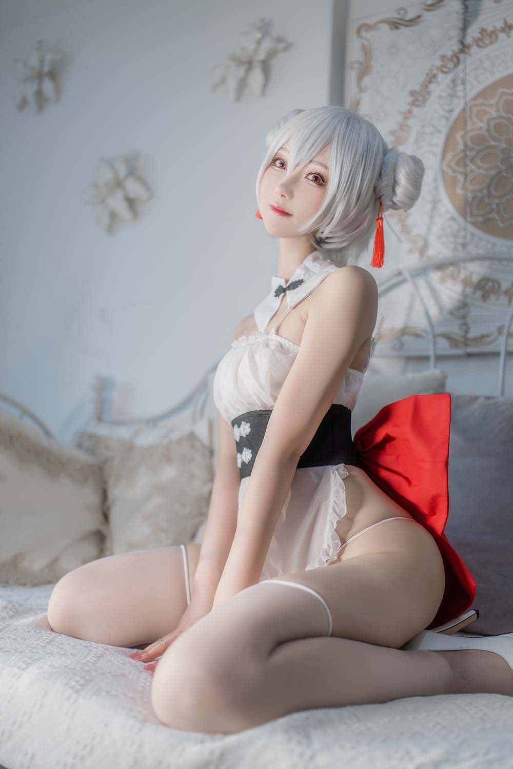 羽生三未图集 – 中華厨娘 Cosplay-第1张