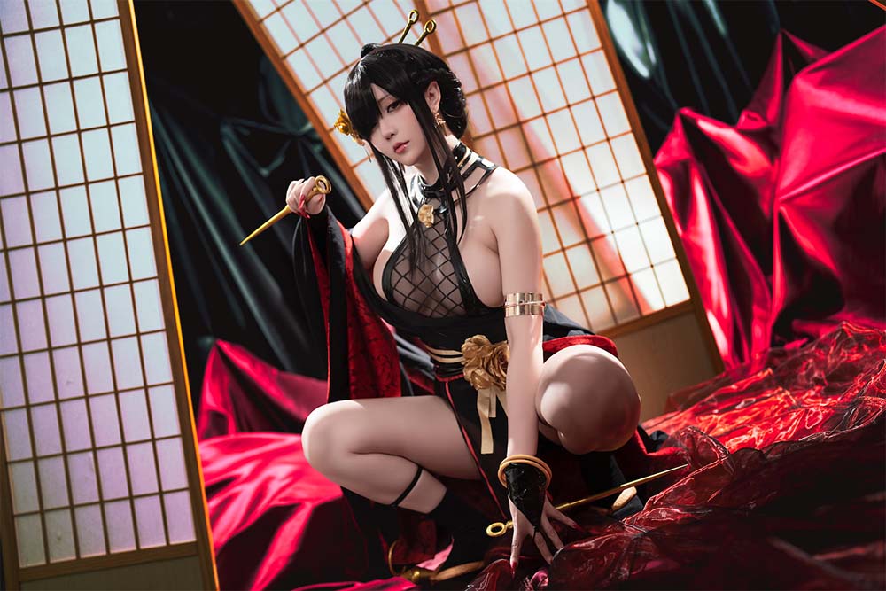 星之迟迟 – 圣诞节 约尔 同人和风战斗服 Cosplay-第1张