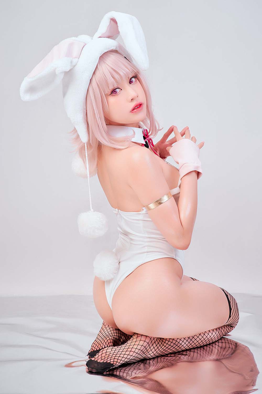 PingPing – Chiaki Nanami Bunny Cosplay-第2张