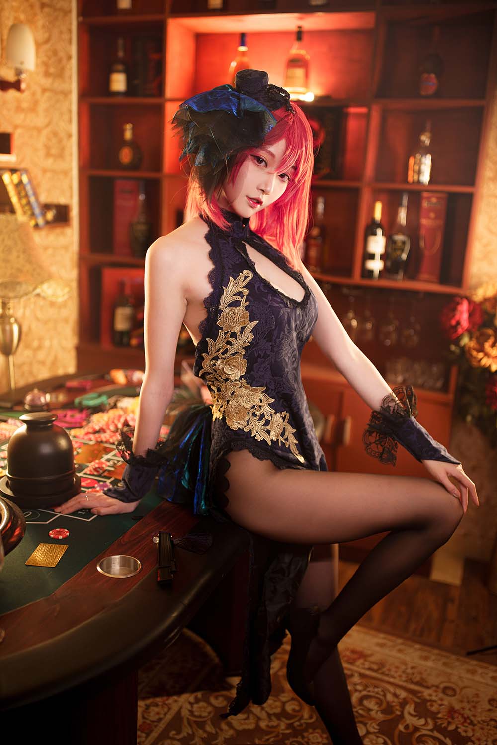 沧霁桔梗 – 黑太子 Cosplay-第1张
