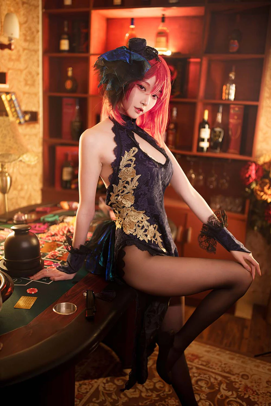 沧霁桔梗 – 黑太子 Cosplay-第1张
