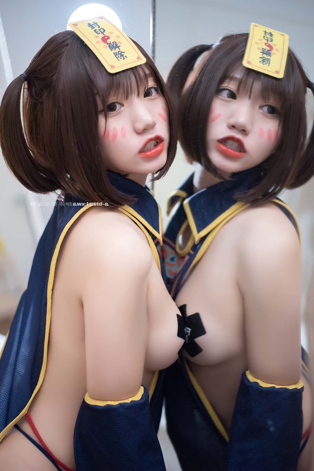 柒柒要乖哦 – 小僵尸 Cosplay-第1张