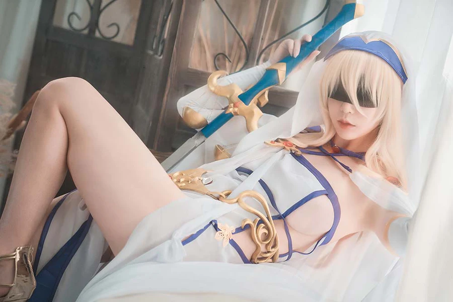 爱老师_PhD – 剑圣女 Cosplay-第1张