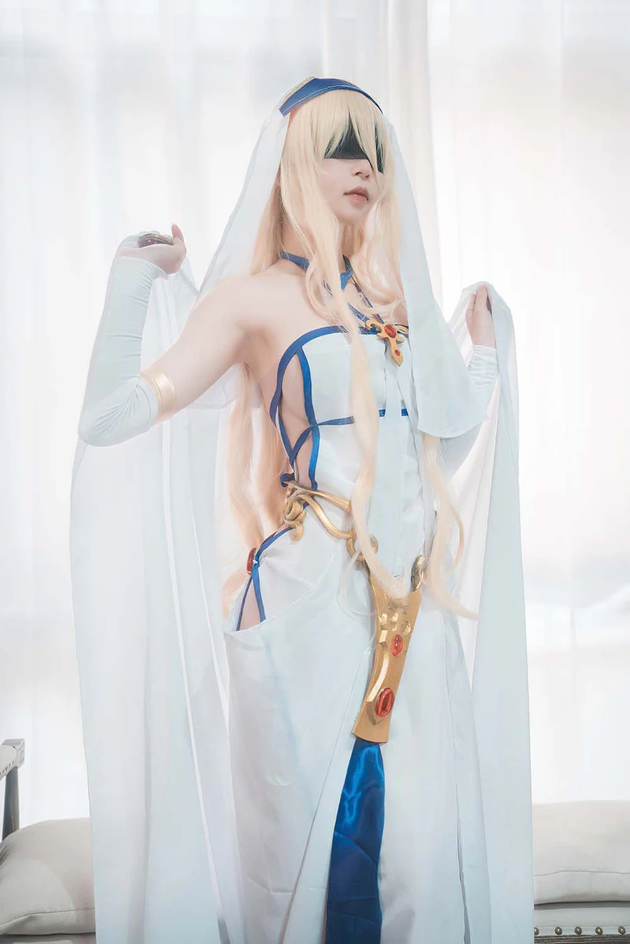 爱老师_PhD – 剑圣女 Cosplay-第2张
