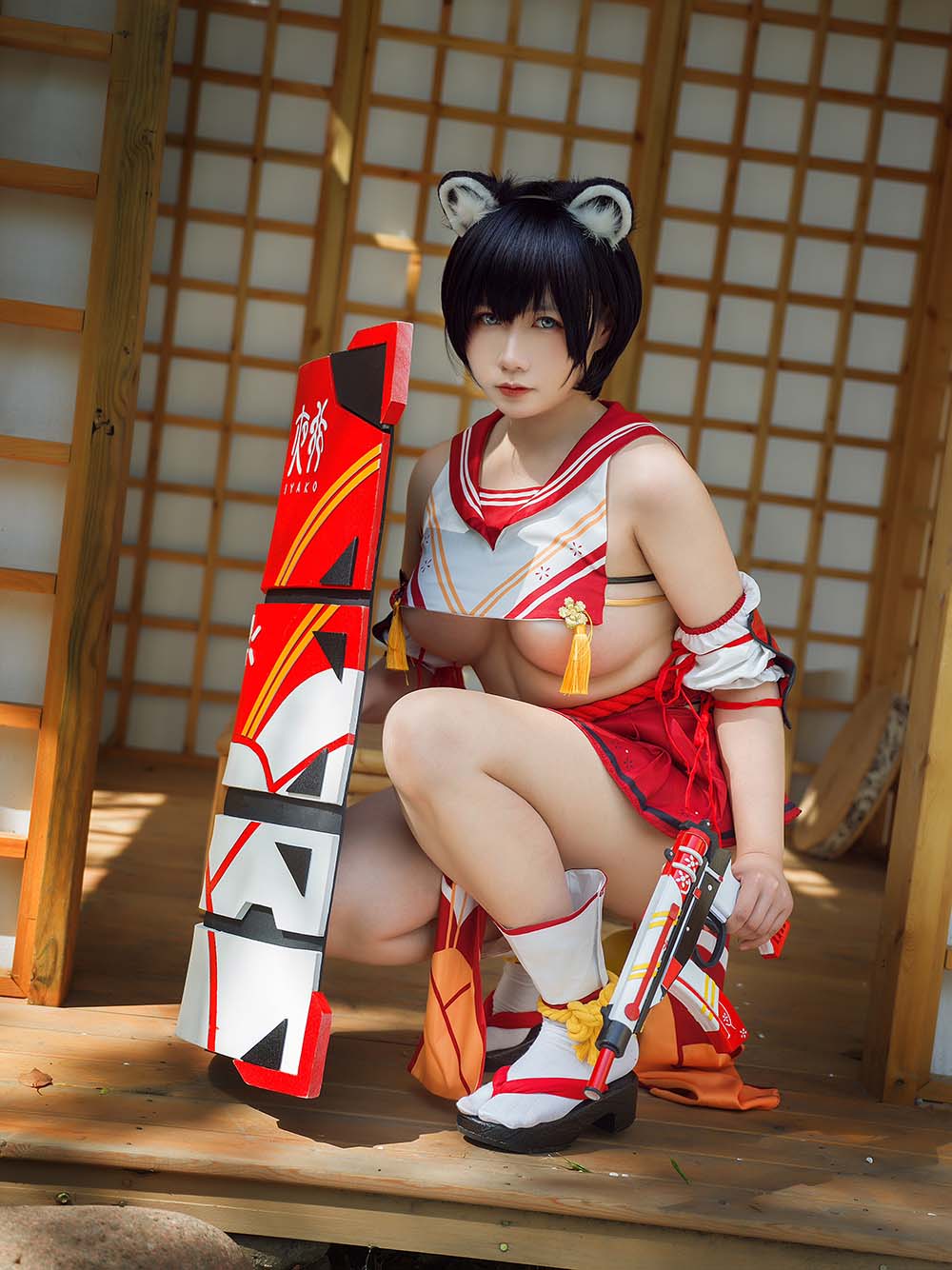 麻花麻花酱 – 椿 Cosplay-第2张