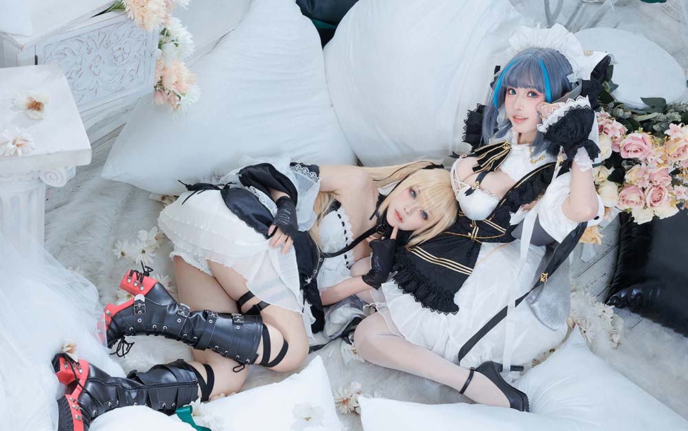 w百合欧皇子w & 肃雨雨雨 – 玛丽萝丝柴郡 Cosplay-第2张