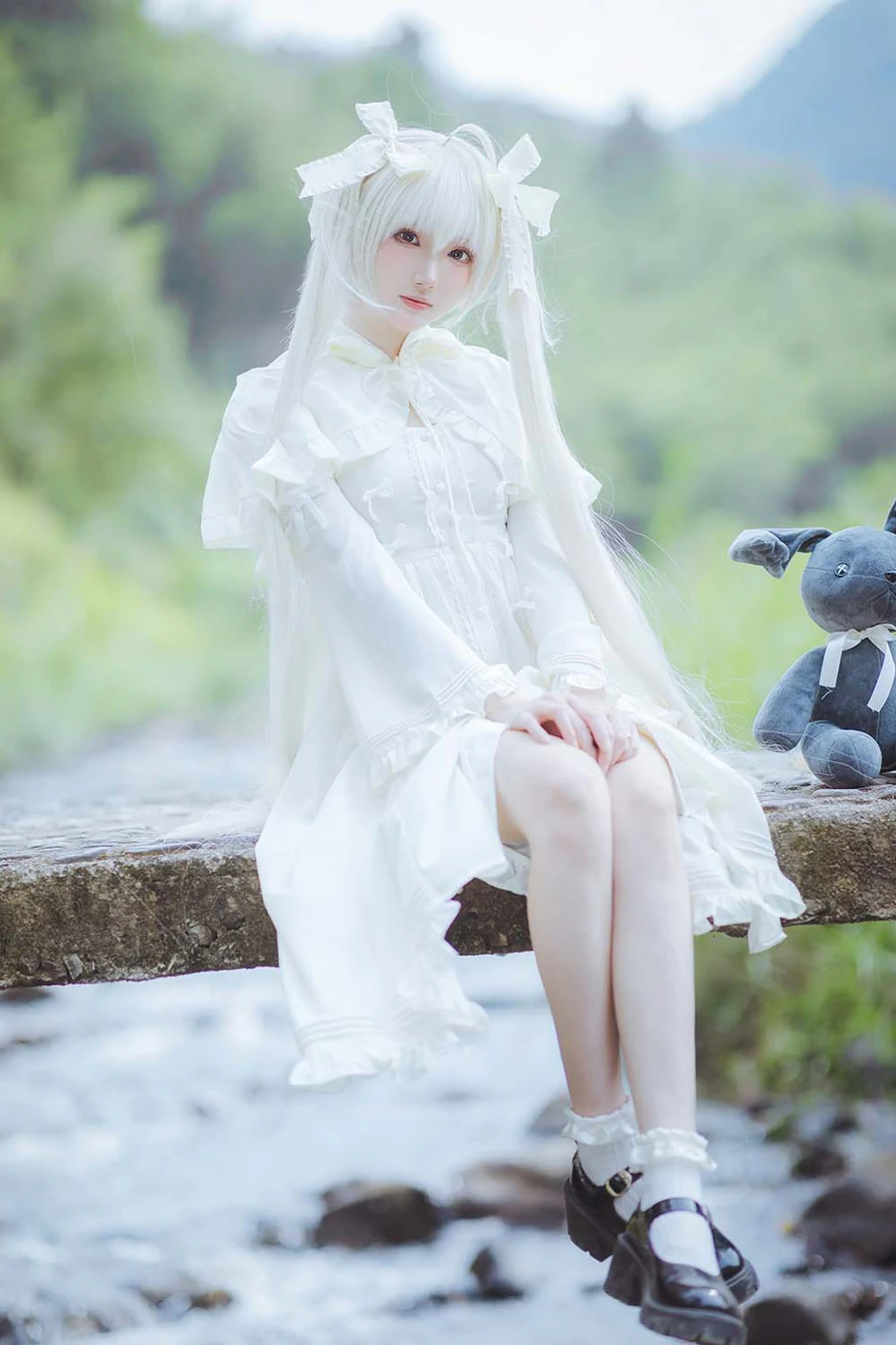 瓜希酱 – 春日野穹 Cosplay-第1张
