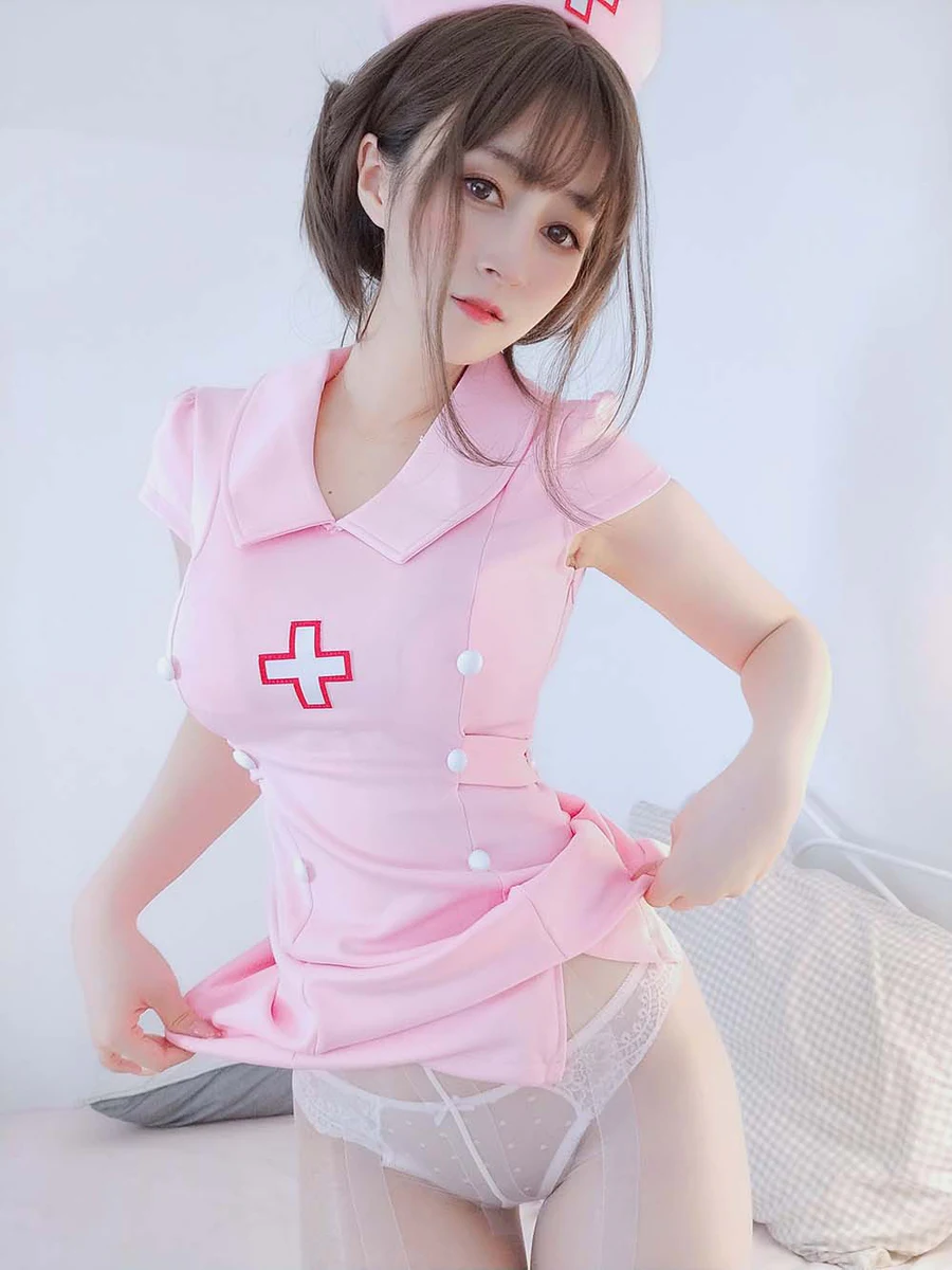 白银 – 夜间的私人护士 Cosplay-第1张