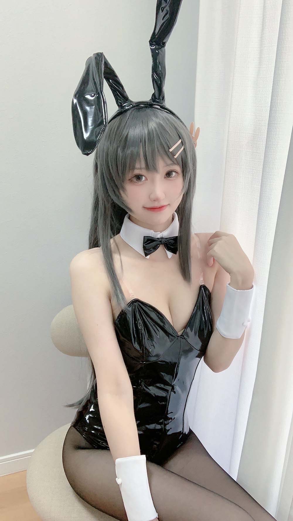 千阳(ちよ) – 麻衣学姐兔子装 Cosplay-第1张