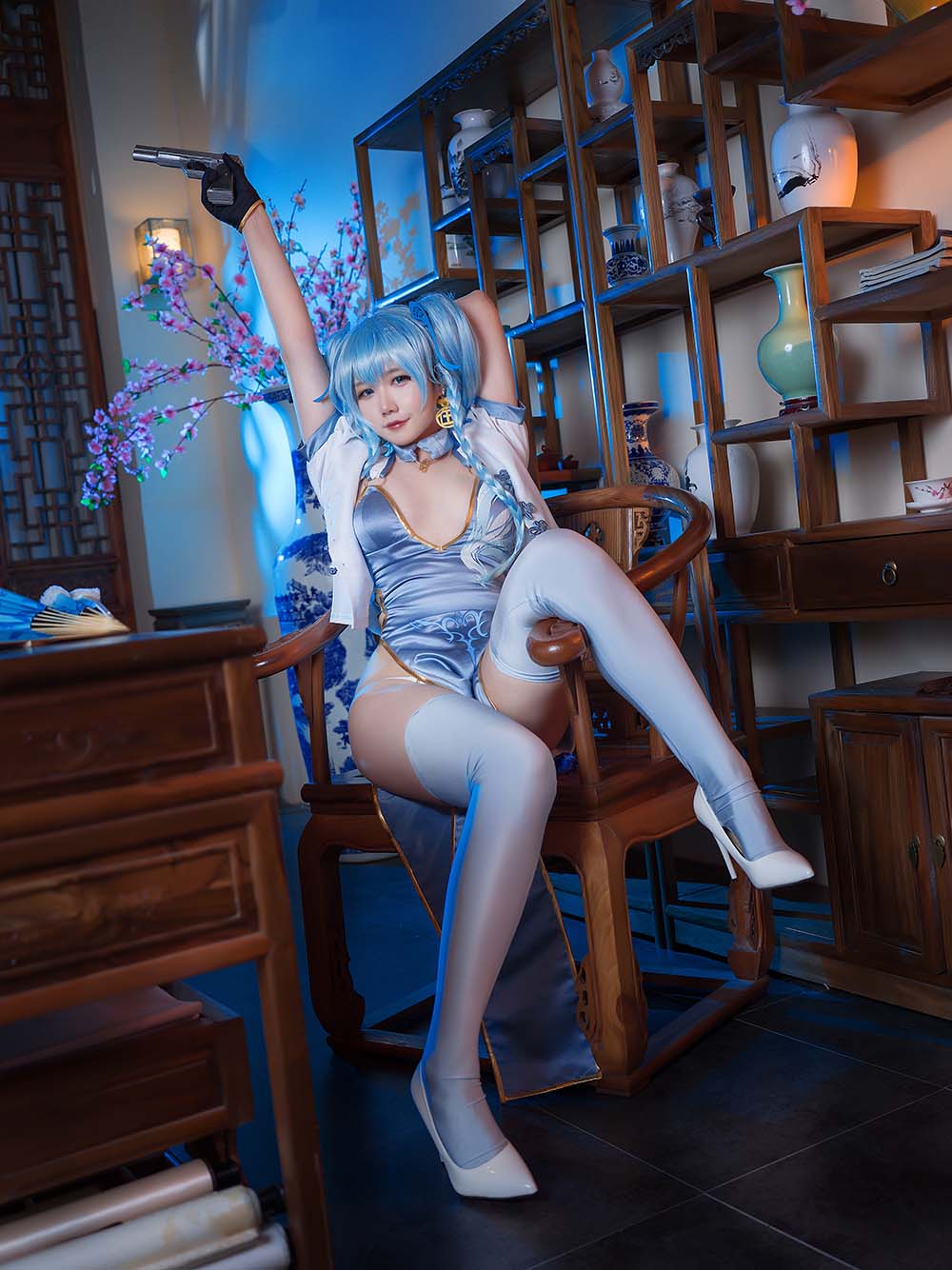 麻花麻花酱 – 翠喜媚 Cosplay-第1张