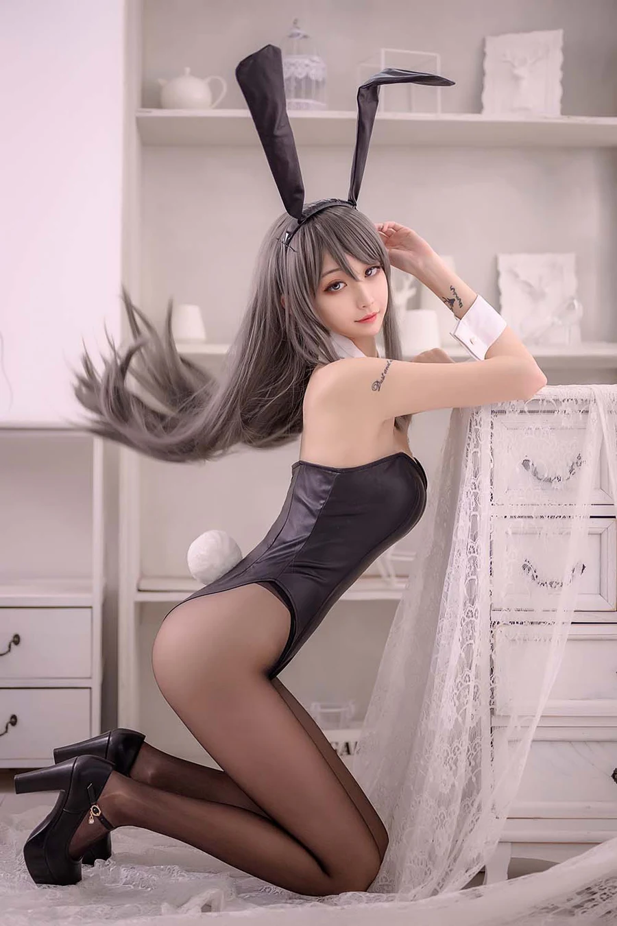 沧霁桔梗 – 麻衣学姐 Cosplay-第1张