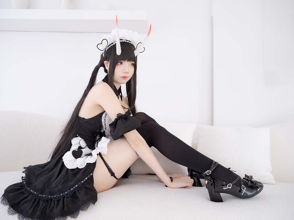 五更百鬼 – 能代女仆 Cosplay-第1张