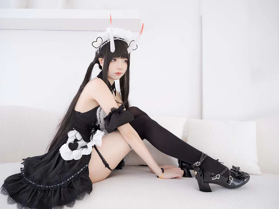 五更百鬼 – 能代女仆 Cosplay-第1张