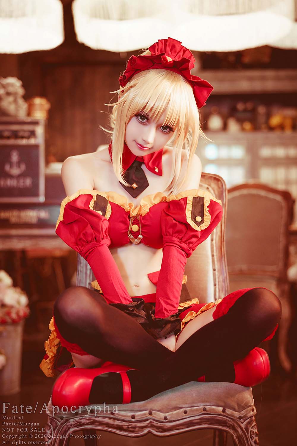 沖田凜花Rinka – Mordred YD Maid ver Cosplay-第2张
