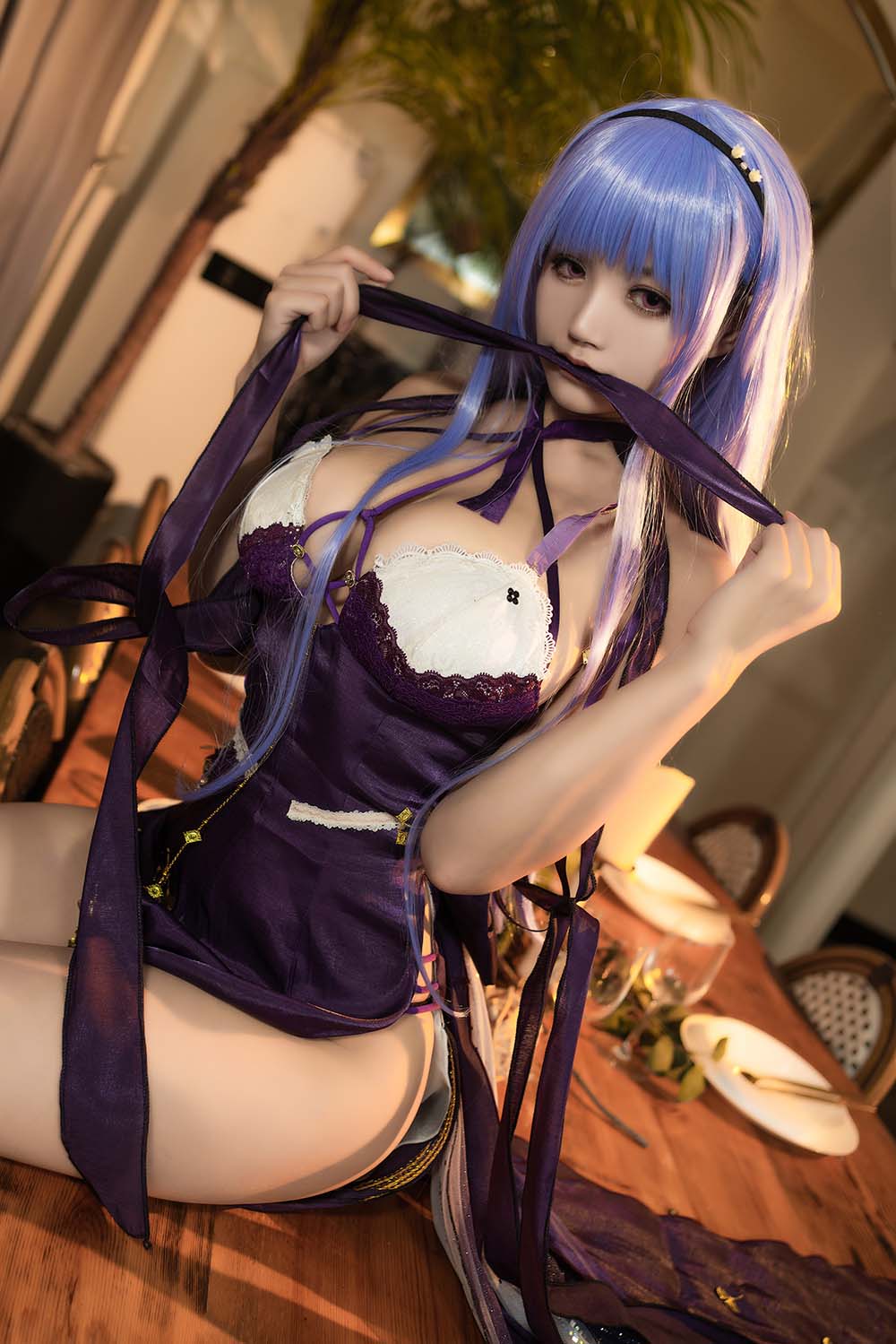 小仓千代w – 黛朵礼服 Cosplay-第1张