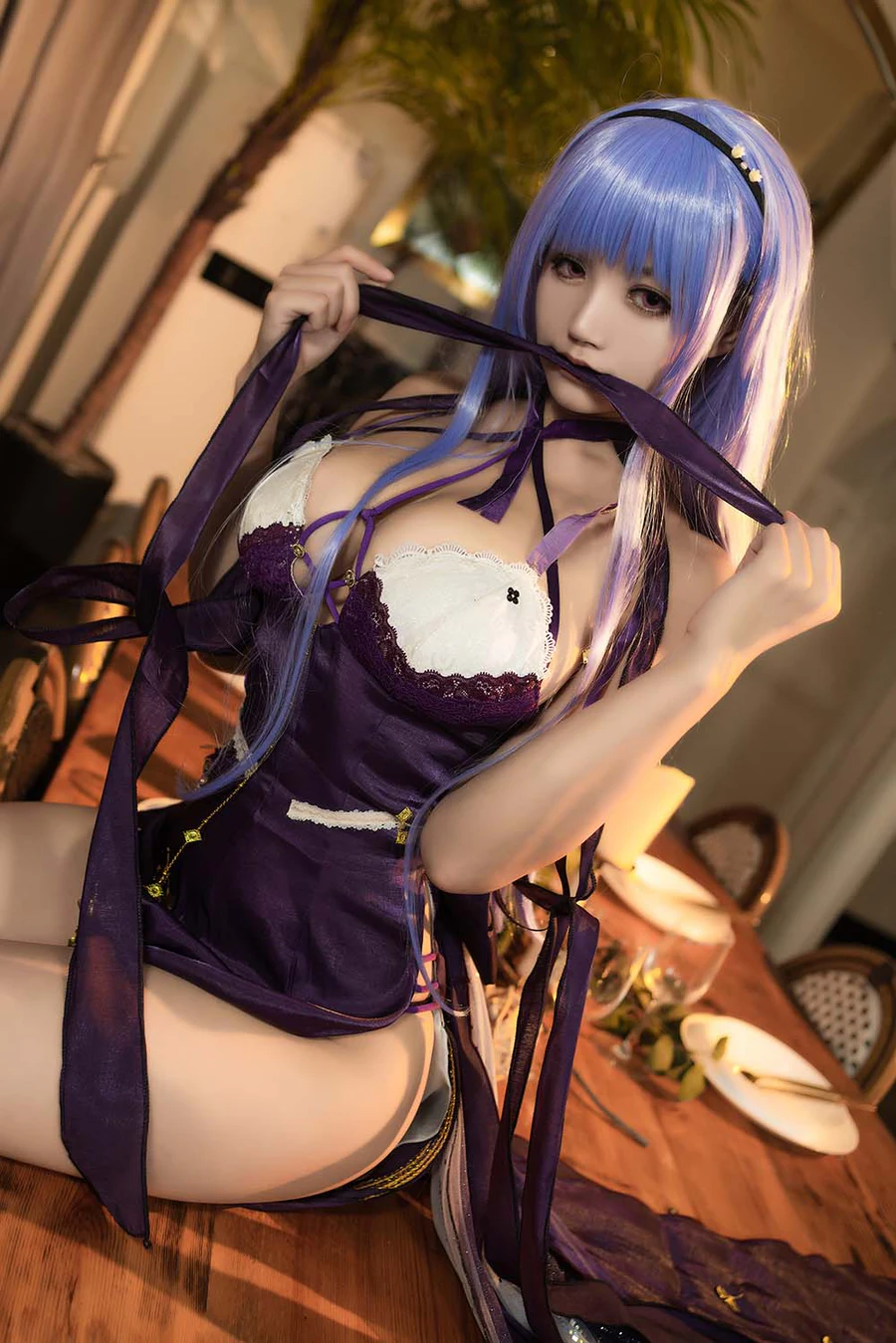 小仓千代w – 黛朵礼服 Cosplay-第1张