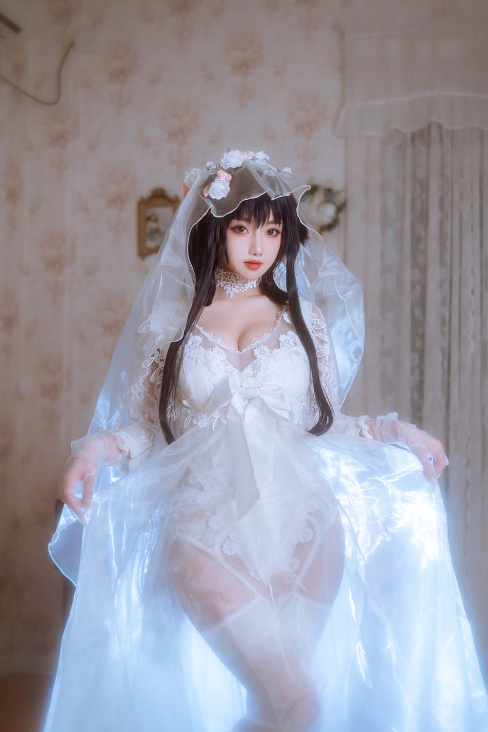 鬼畜瑶在不在w – 婚纱 Cosplay-第2张