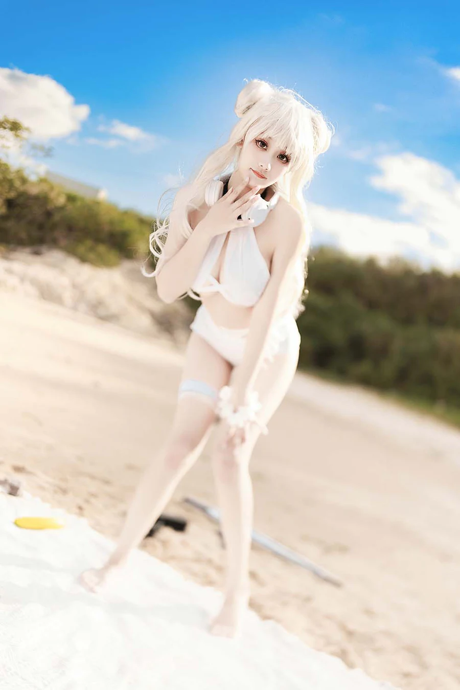 阿雪雪 – 恶毒泳装 Cosplay-第1张