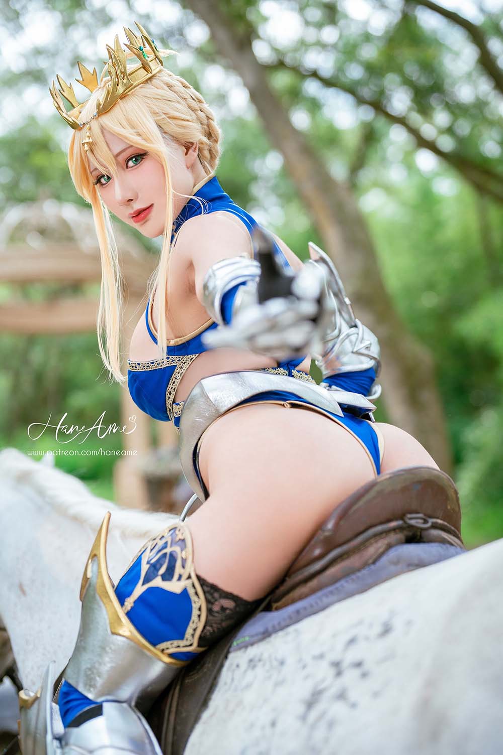 Hane Ame 雨波写真 – ARTORIA LANCER Photobook (FGO) Cosplay-第1张