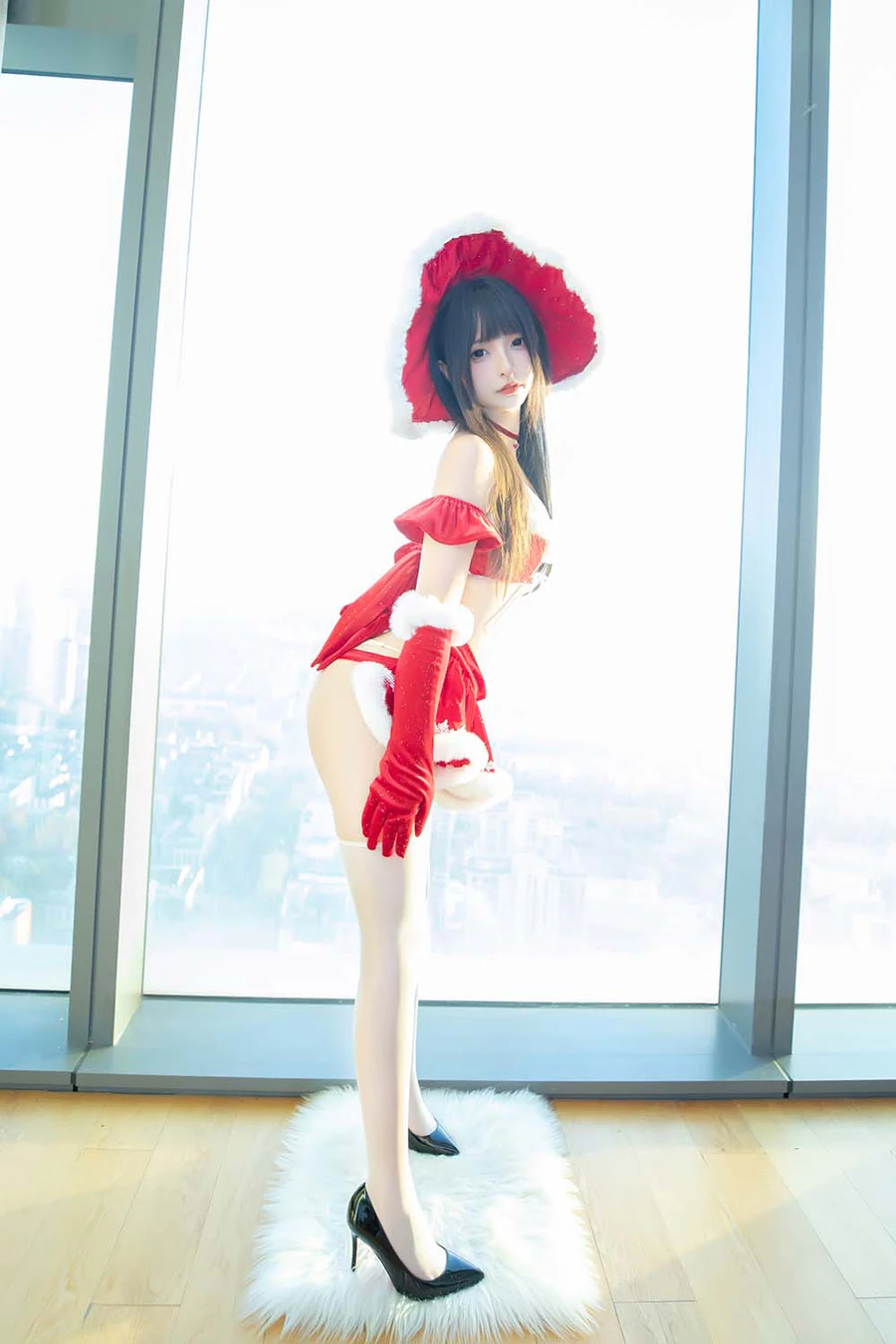 神楽板真冬 – 圣诞魔法 Cosplay-第1张