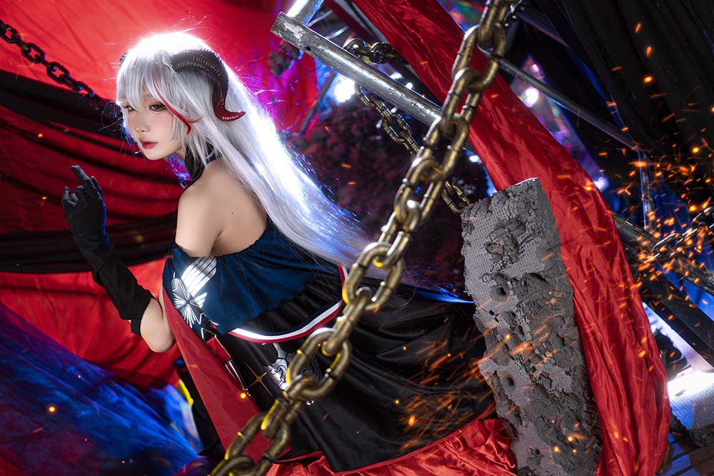 阿包也是兔娘 – 二月舰长 埃吉尔 Cosplay-第1张