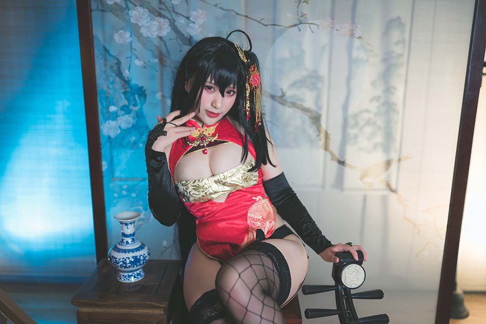 柘烟_Zuken – 大凤旗袍 Cosplay-第2张