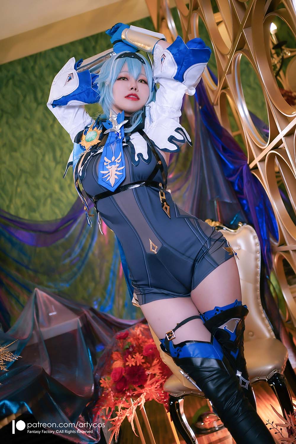 Arty亚缇 – Eula Cosplay-第1张