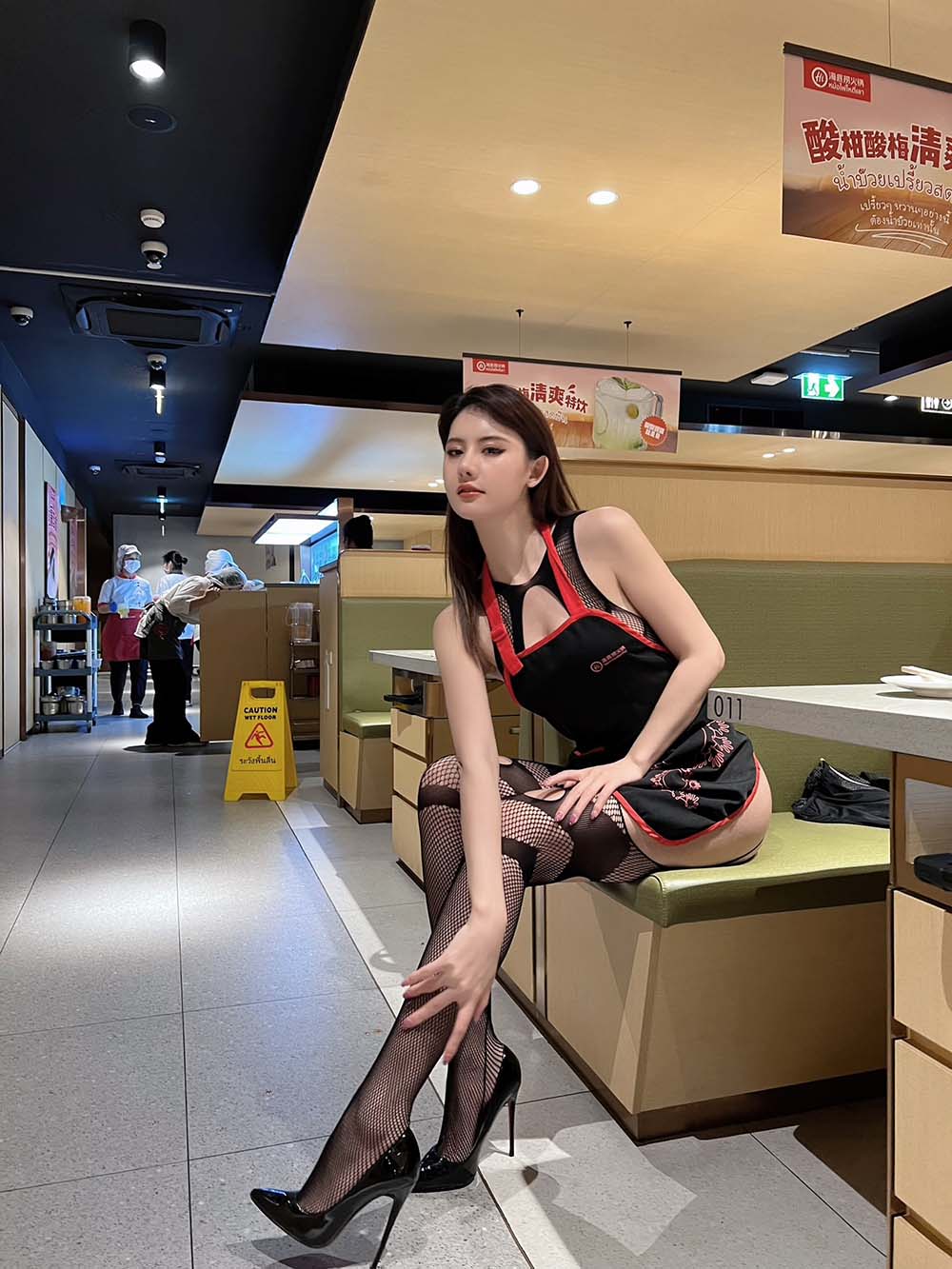 就是阿朱啊 – 海底捞 Cosplay-第2张