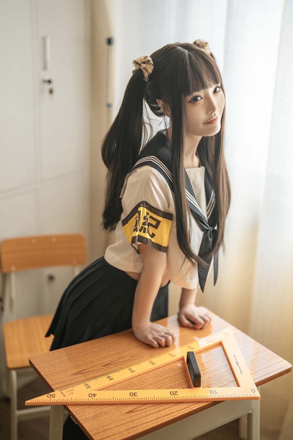 桃良阿宅 – 教室jk Cosplay-第1张