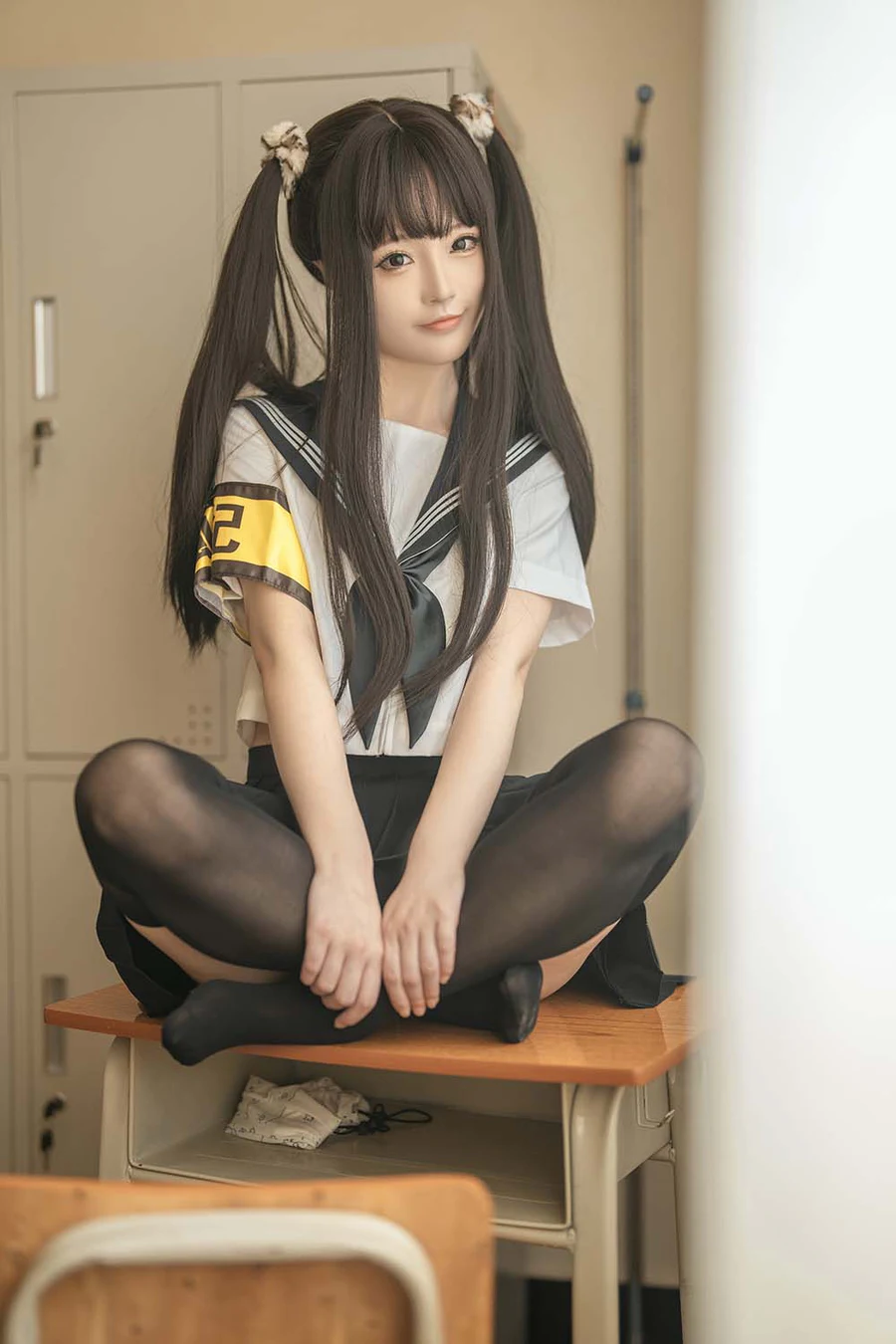 桃良阿宅 – 教室jk Cosplay-第2张