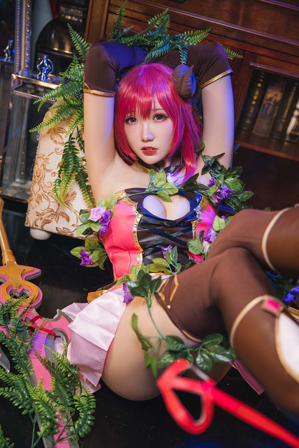 瓜希酱 – 公主连结 支仓伊绪 Hasekura Io Cosplay-第1张