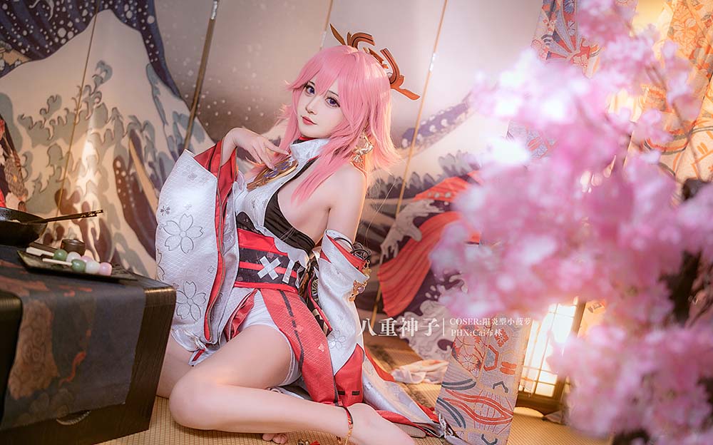 阳炎型小菠萝 – 八重神子 Cosplay-第1张
