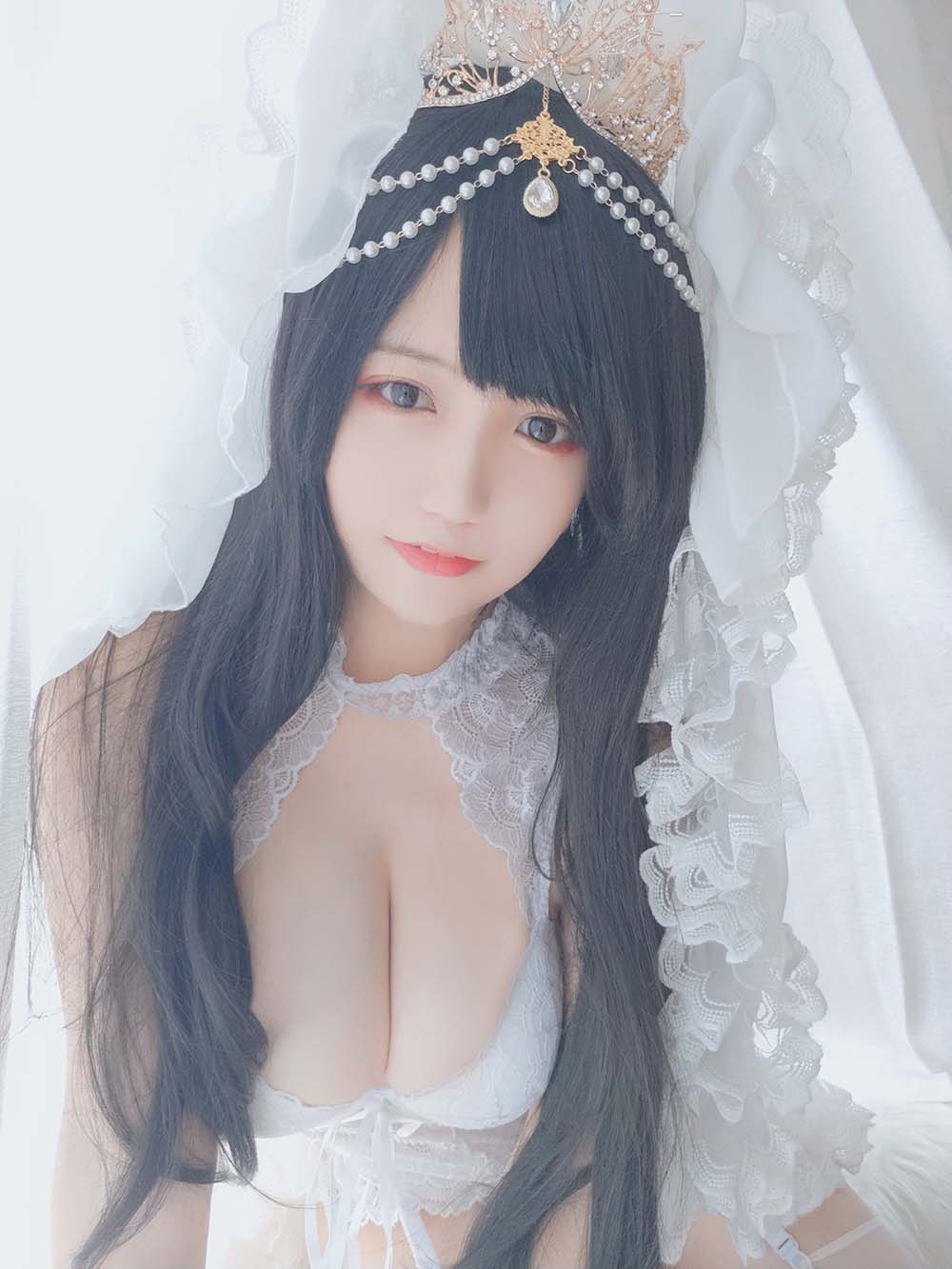 小仓千代w – 可可爱爱花嫁 Cosplay-第2张